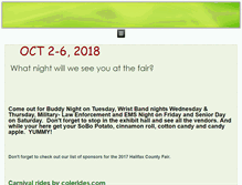 Tablet Screenshot of halifaxcountyfair.com